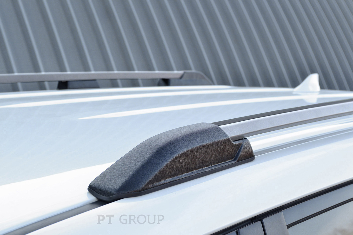 Рейлинги на крышу PT Group серебристый муар для Toyota Land Cruiser Prado (J150) фото 4