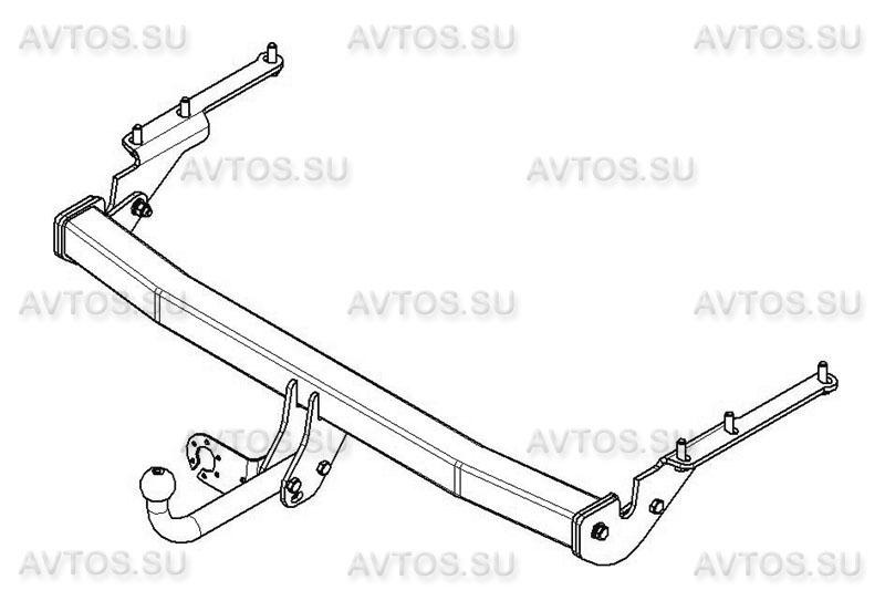 Фаркоп AvtoS для Toyota RAV4, кроме удлиненной базы фото 2