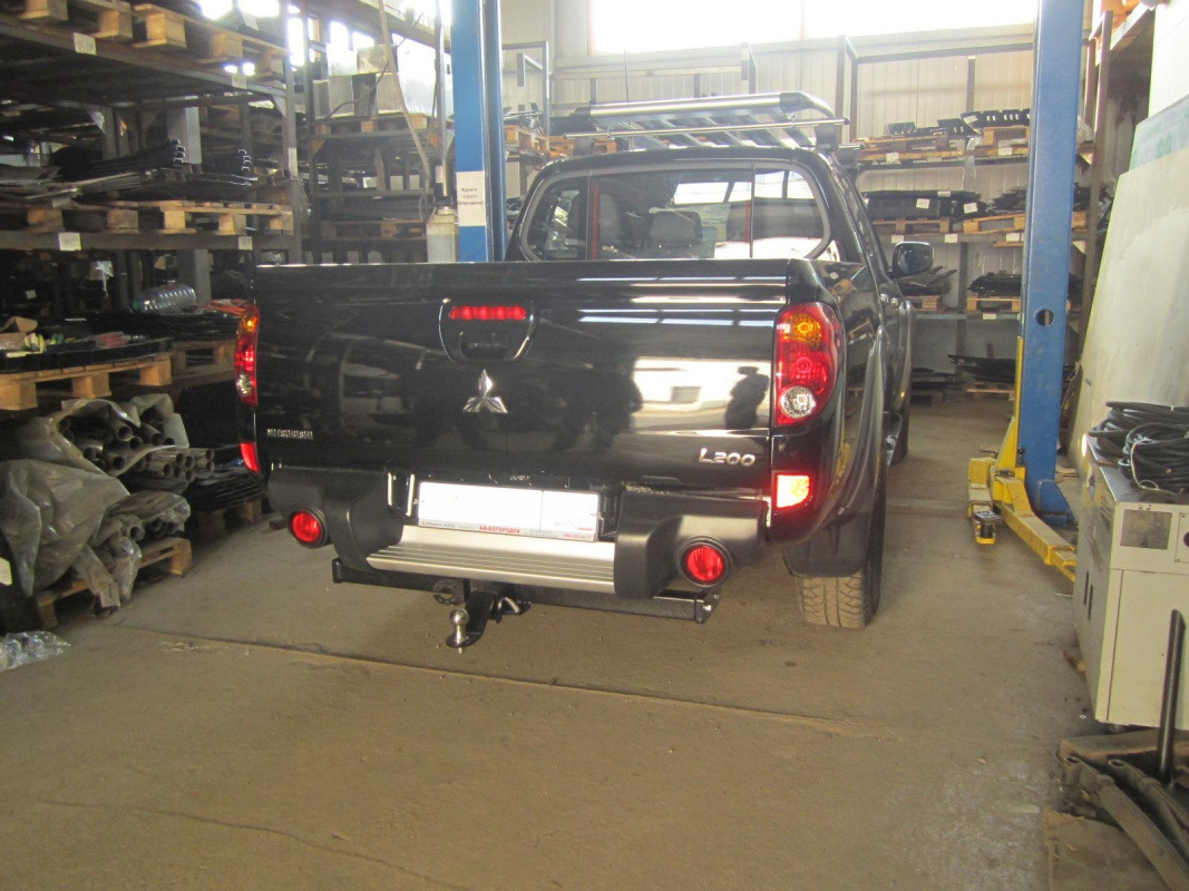 Фаркоп Бизон с антистуком для Mitsubishi L200 (KA/KB) фото 5