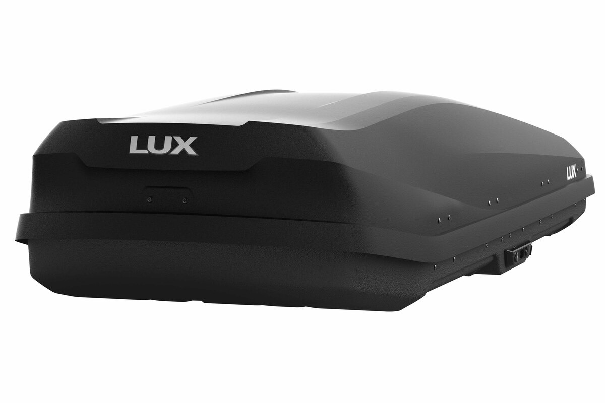 Бокс на крышу чёрный матовый Lux Irbis 206 фото 4