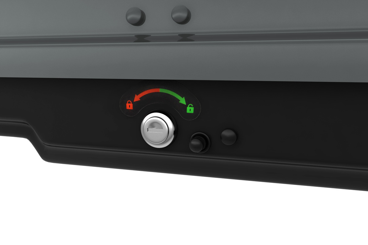 Бокс на крышу темно-серый матовый Cybort Jazz фото 5