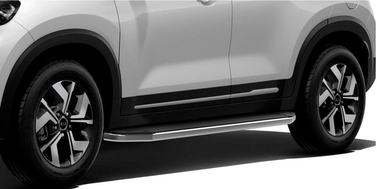 Порог-площадка Rival Premium A173ALP c комплектом крепежа для Kia Sonet (QY)​ фото 3