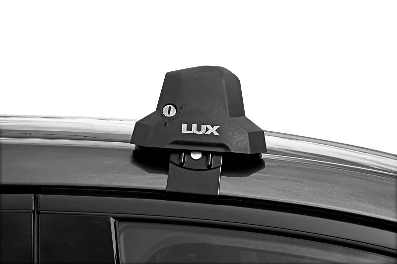 Багажник на обычную крышу Lux City крыловидные черные дуги фото 4