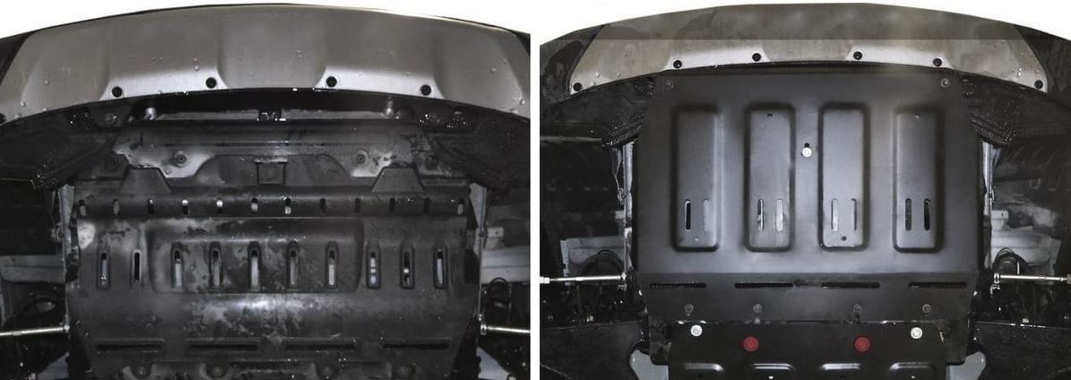Защита стальная АвтоБроня для картера на Lifan MyWay (Х70) фото 2