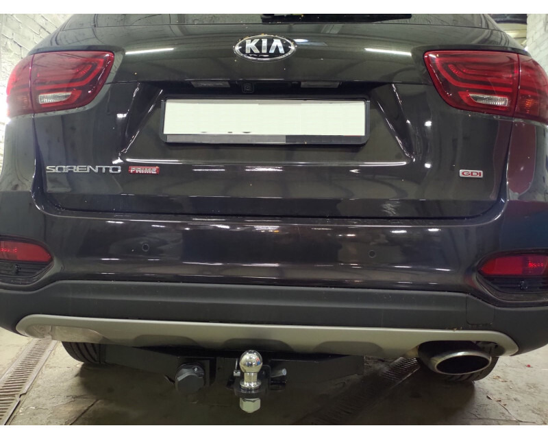 Фаркоп Бизон с антистуком для Kia Sorento Prime (UM) и Hyundai Santa Fe (TM)​ фото 3