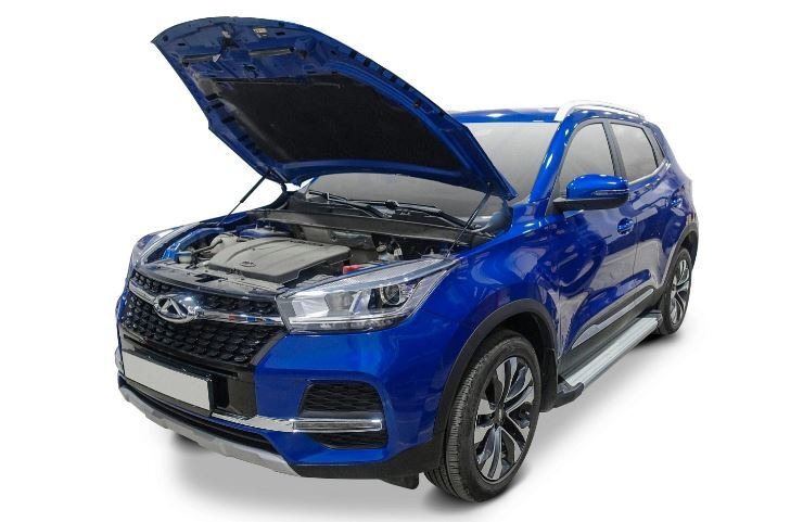 Комплект упоров капота Rival для Chery Tiggo 4/ 4 Pro и Kaiyi X3/ X3 Pro фото 2