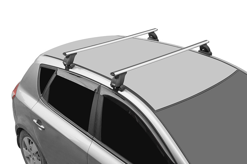 Багажник на обычную крышу Lux БК3 аэродинамические дуги фото 3