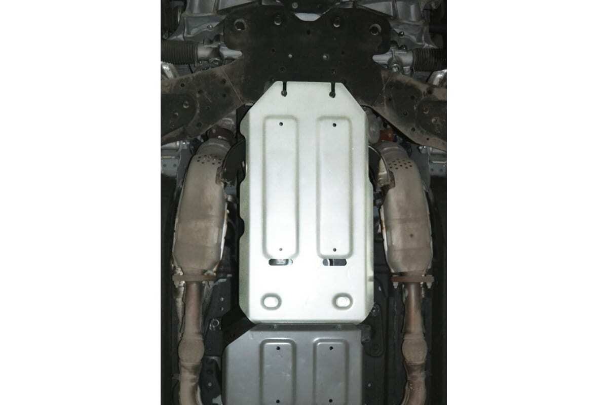 Защита алюминиевая Rival для КПП на Infiniti Q50 (V37) фото 2