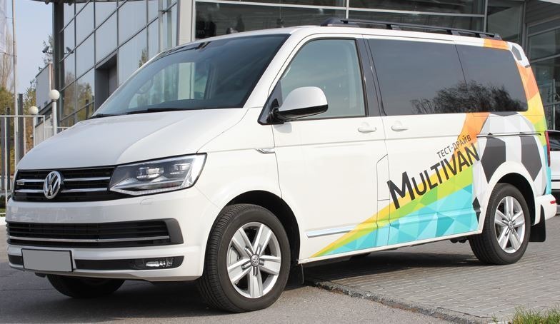 ​Рейлинги на крышу АПС серые для Volkswagen Multivan/Caravelle/California/Transporter (Т5 и Т6) короткая база фото 3