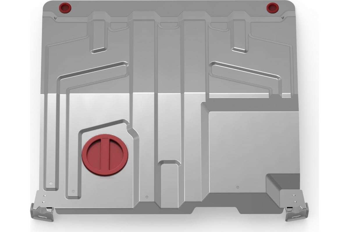 Увеличенная защита алюминиевая АвтоБроня для картера и КПП на Datsun mi-DO/ on-DO и Lada Granta/ Kalina