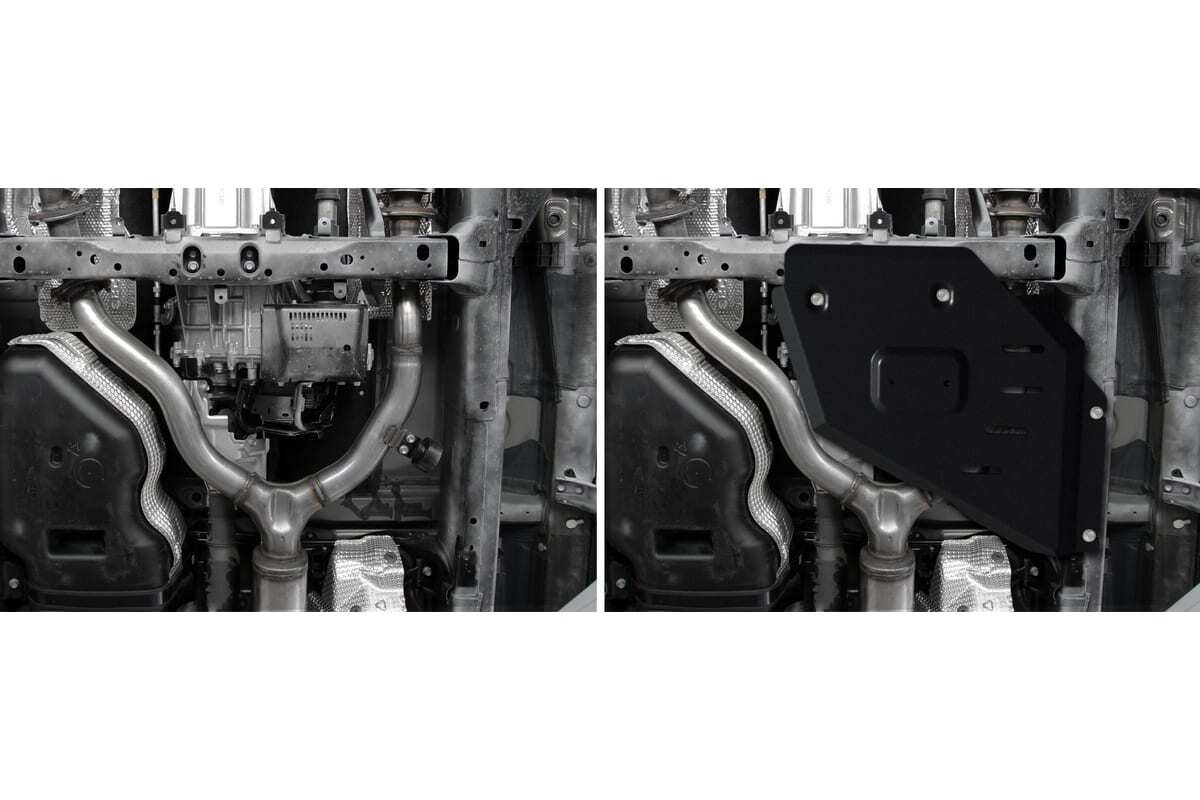 Защита стальная АвтоБроня для РК на Toyota Land Cruiser (J300) фото 2