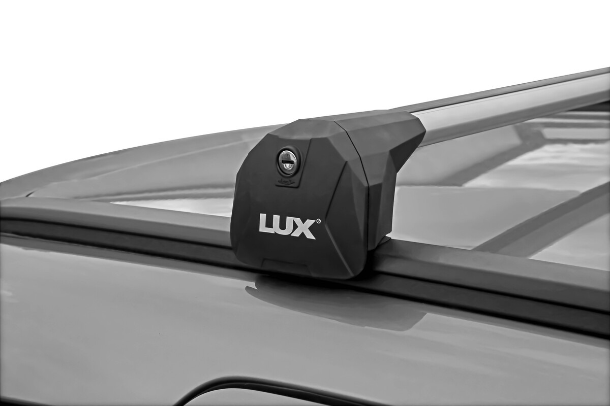 Багажник на интегрированные рейлинги LUX SCOUT с серебристыми дугами фото 2