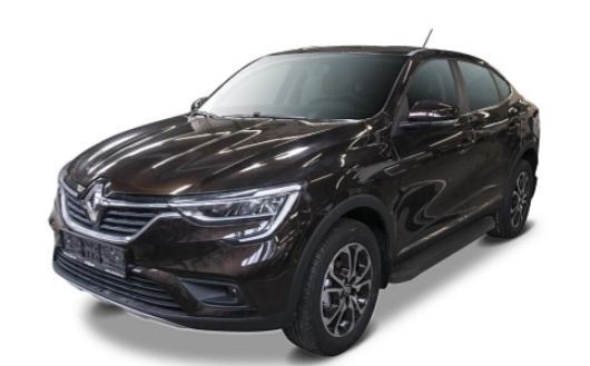 Порог-площадка Rival Black F173ALB c комплект крепежа для Nissan Terrano (D10) и Renault Duster (HS и HB)/ Kaptur/ Arkana фото 3