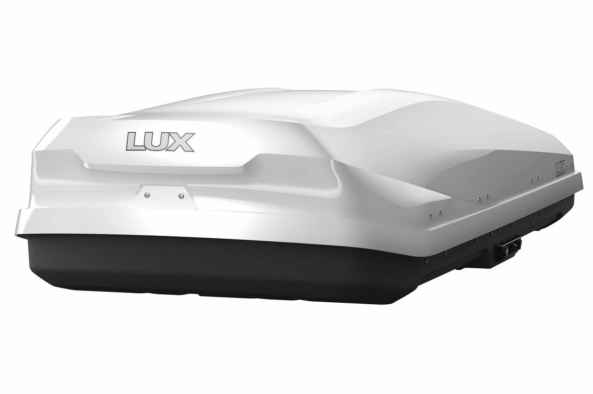 Бокс на крышу белый глянцевый Lux Irbis 206 фото 4