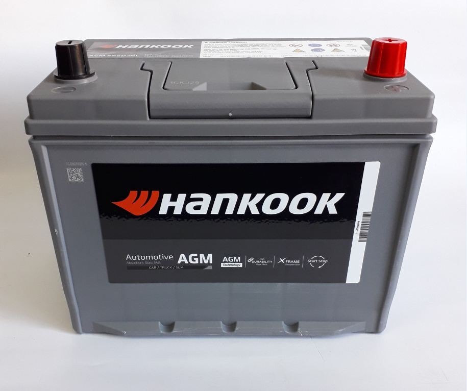 Аккумулятор Hankook 65D26L AGM фото 2