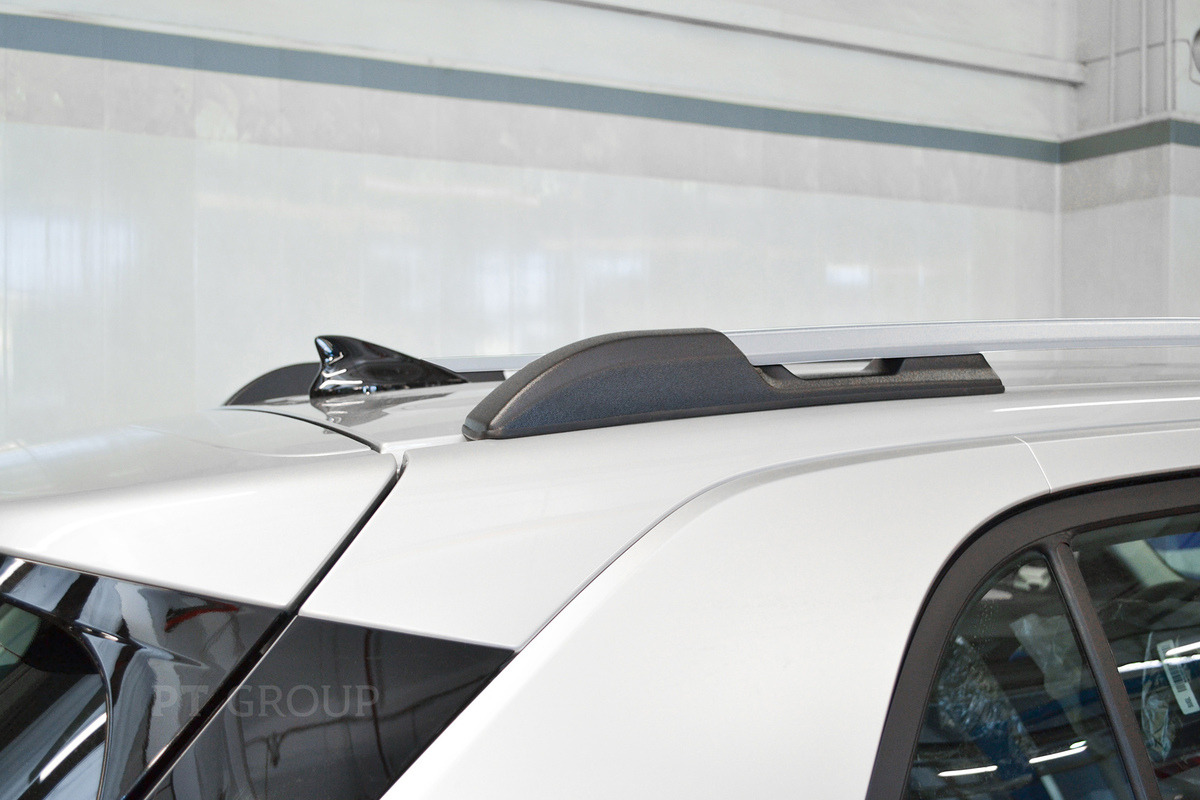 Рейлинги на крышу PT Group серебристый муар для Hyundai Creta фото 5