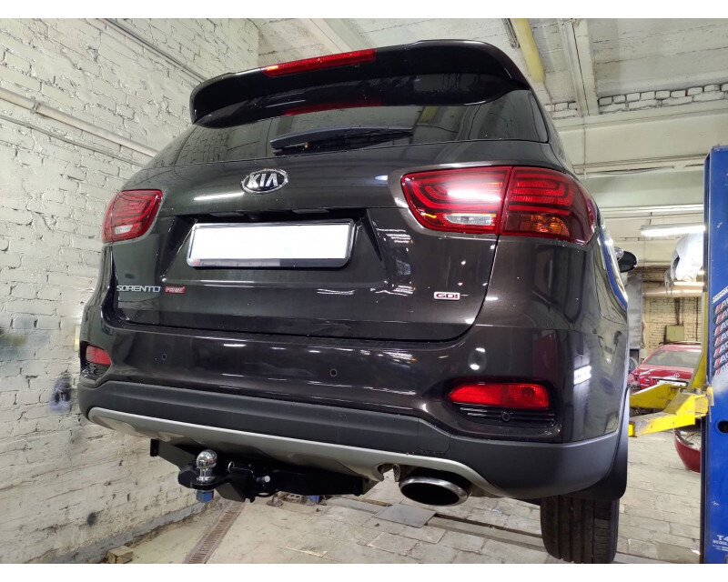 Фаркоп Бизон с антистуком для Kia Sorento Prime (UM) и Hyundai Santa Fe (TM)​ фото 7