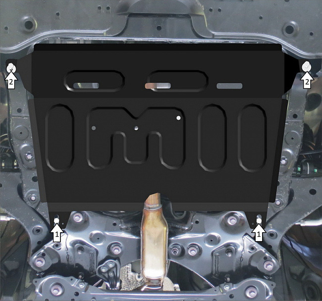 Защита стальная Мотодор для картера двигателя, КПП на Toyota RAV4 и Camry фото 4