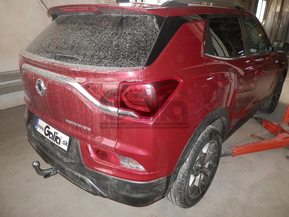 Быстросъемный фаркоп полностью оцинкованный Galia для KGM Korando (С300) и SsangYong Korando (С300) фото 3