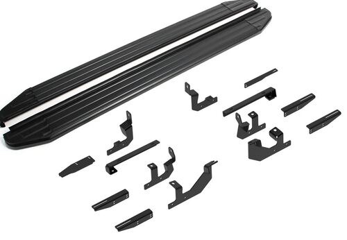 Порог-площадка Rival Premium-Black A193ALB c комплектом крепежа для GAC GS8 (2 поколение)