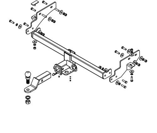 Фаркоп Бизон с антистуком для SWM G05 Pro (1 поколение)