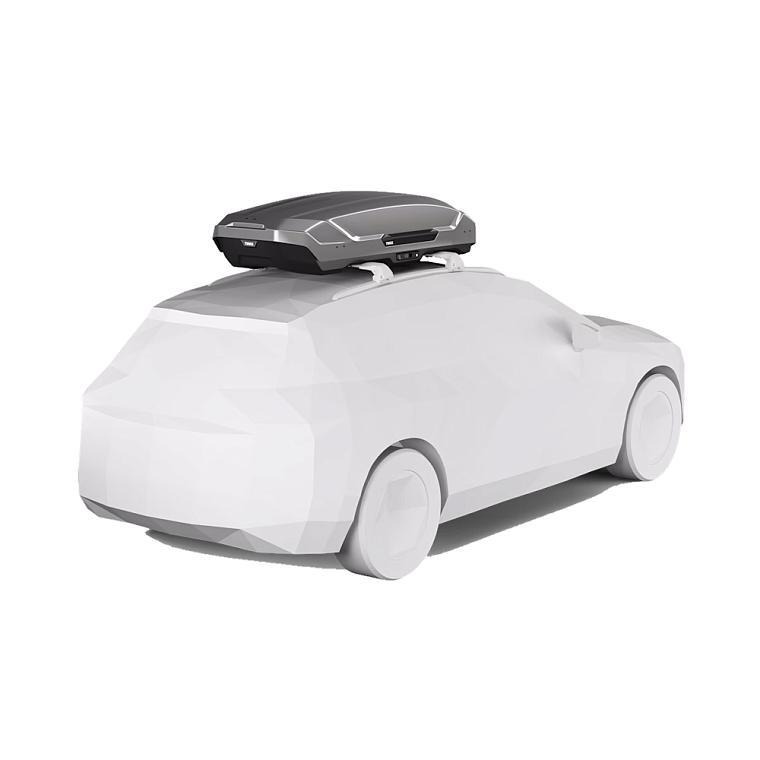 Бокс на крышу Thule Motion 3 L титановый глянцевый фото 3