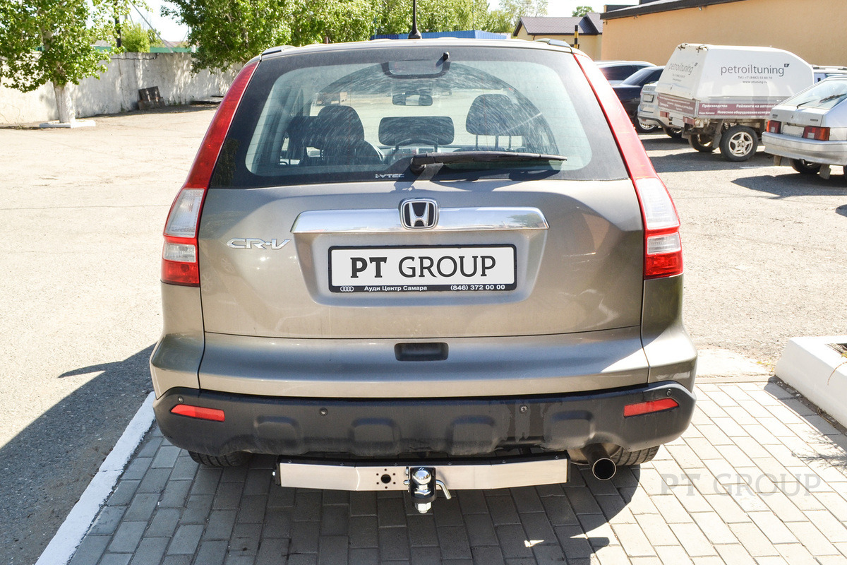 Фаркоп PT Group с металлической накладкой для Honda CR-V фото 4