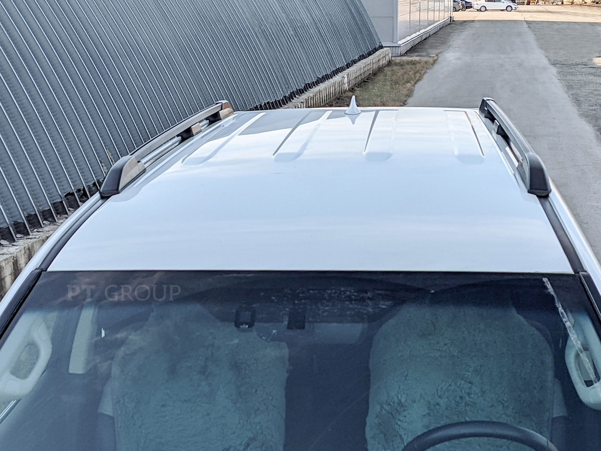 Рейлинги на крышу PT Group черный муар для Toyota Land Cruiser Prado (J150) фото 5
