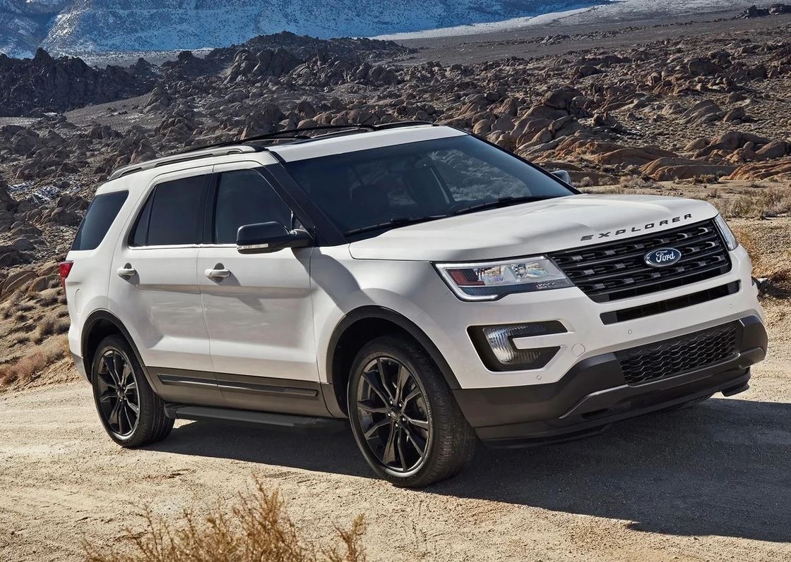Порог-площадка Rival Black F193ALB c комплект крепежа для Ford Explorer (U502) фото 2