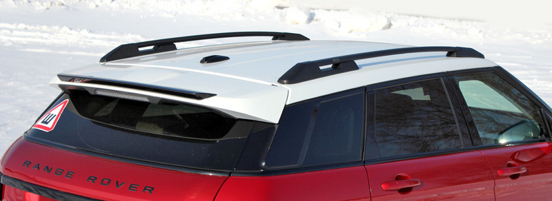 Рейлинги на крышу АПС черные для Land Rover Evoque (L538) фото 8