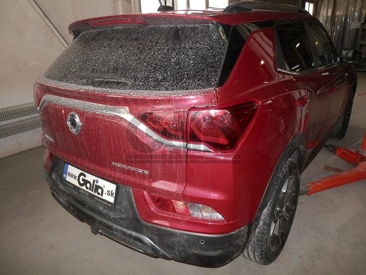 Быстросъемный фаркоп полностью оцинкованный Galia для KGM Korando (С300) и SsangYong Korando (С300) фото 5