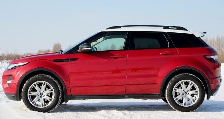 Рейлинги на крышу АПС серебристые для Land Rover Evoque (L538) фото 6