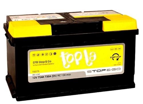 Аккумулятор Topla EFB Stop&Go TSG75