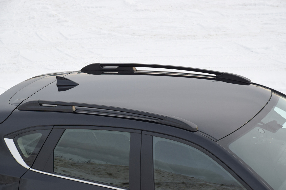 Рейлинги на крышу PT Group черный муар для Mazda CX-5​ (KF) фото 2