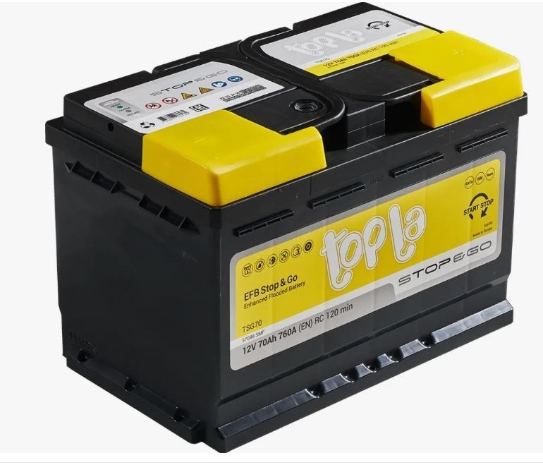 Аккумулятор Topla EFB Stop&Go TSG70